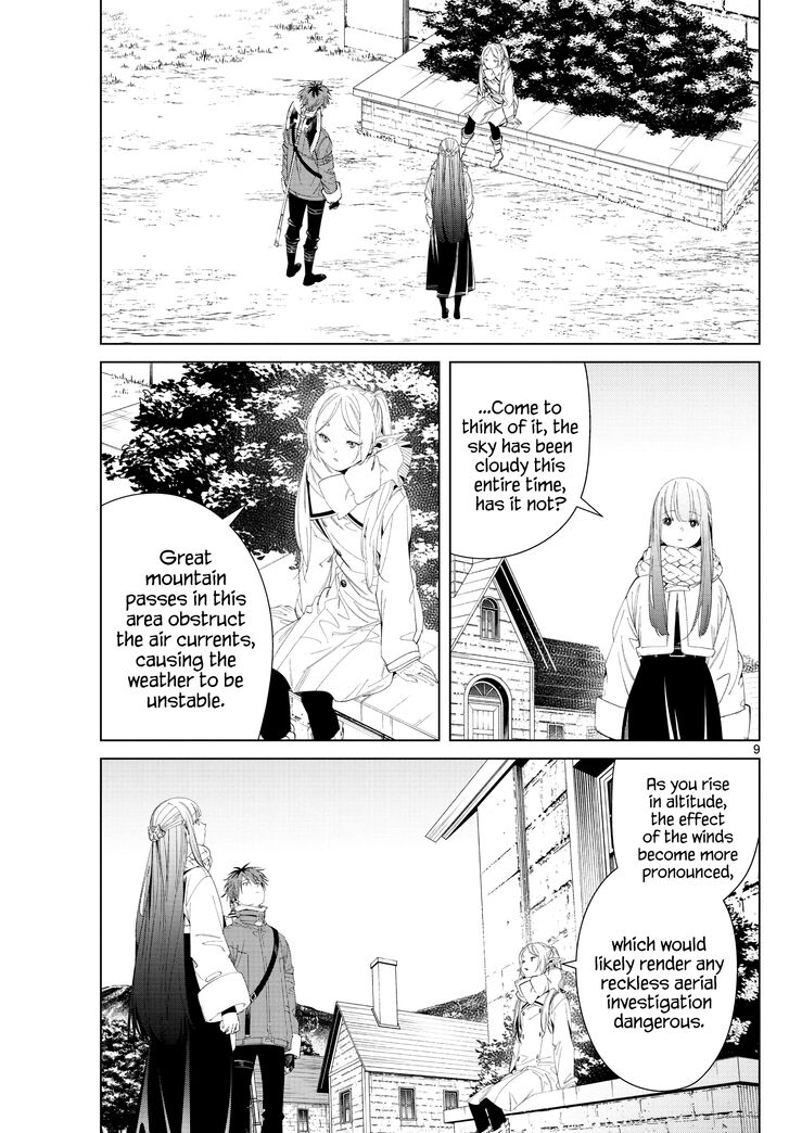 Sousou no Frieren Chapter 106 page 9 - Chapter 106: Sky-Mountain Dragon
