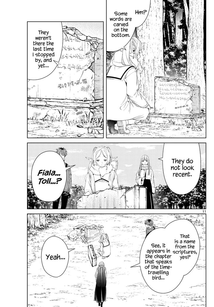 Sousou no Frieren Chapter 107 page 11 - Chapter 107: The Monument of the Goddess