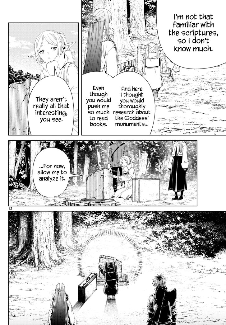 Sousou no Frieren Chapter 107 page 12 - Chapter 107: The Monument of the Goddess