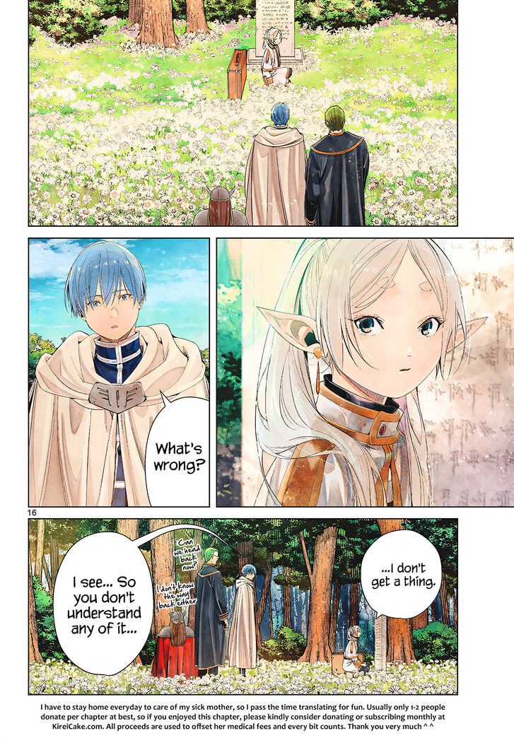Sousou no Frieren Chapter 107 page 15 - Chapter 107: The Monument of the Goddess