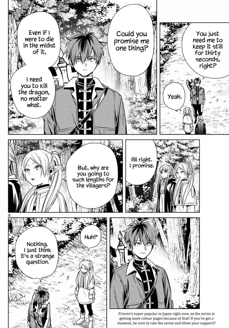 Sousou no Frieren Chapter 11 page 8 - Chapter 11: The Hero of the Village