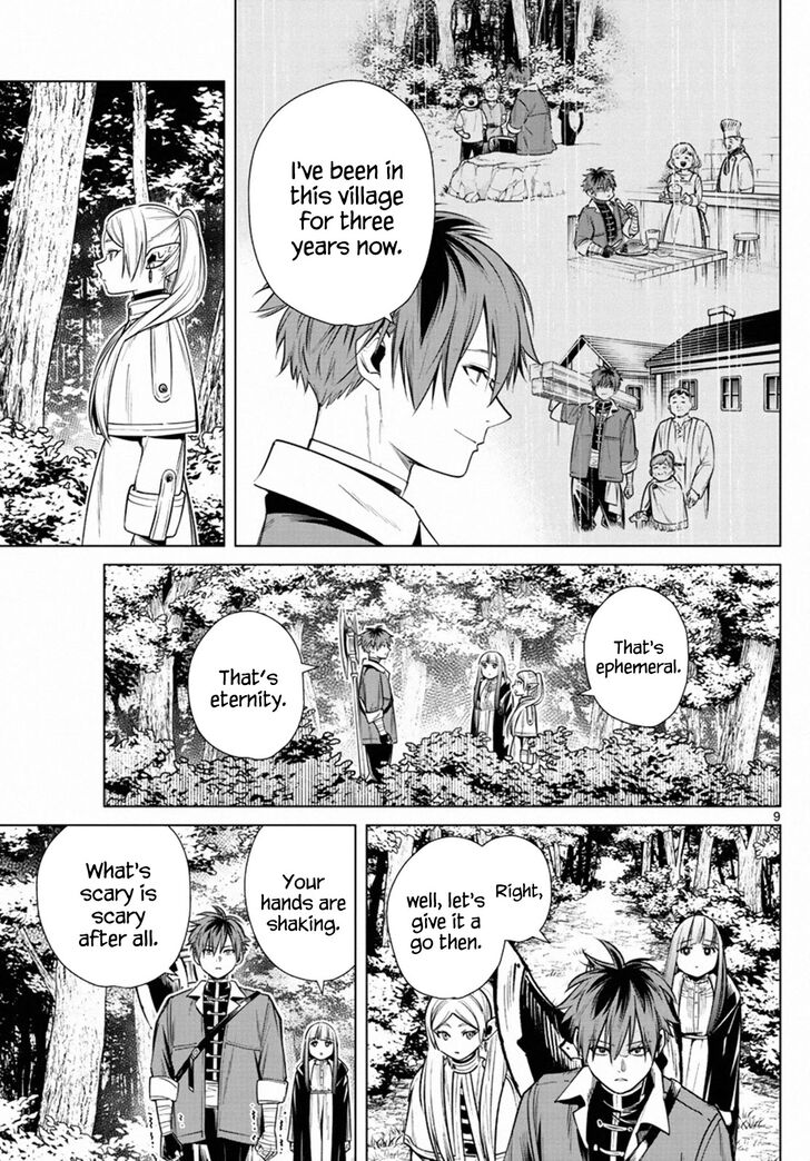 Sousou no Frieren Chapter 11 page 9 - Chapter 11: The Hero of the Village