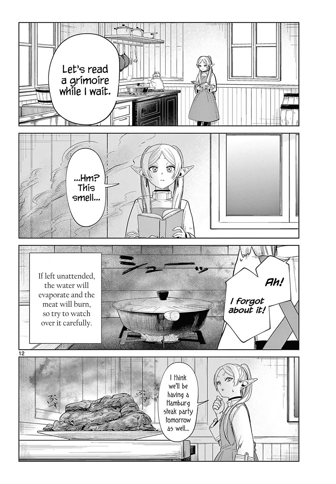 Sousou no Frieren Chapter 110.1 page 12 - Chapter 110.1: Frieren at the Kitchen