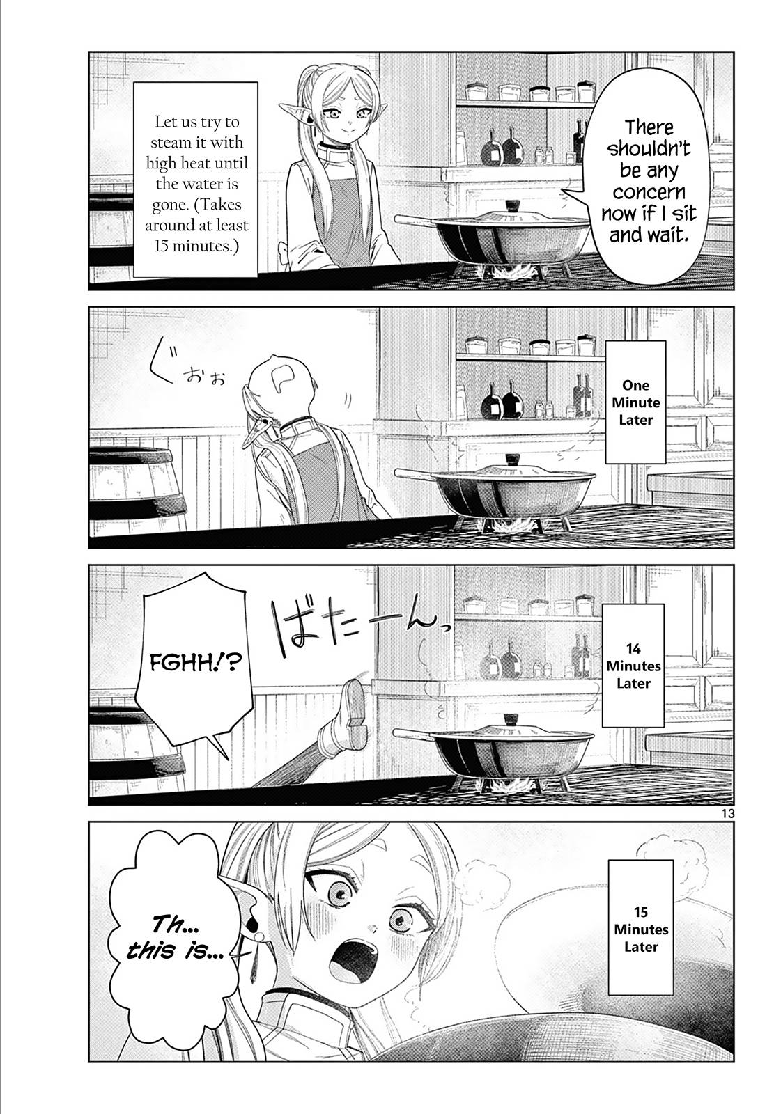 Sousou no Frieren Chapter 110.1 page 13 - Chapter 110.1: Frieren at the Kitchen