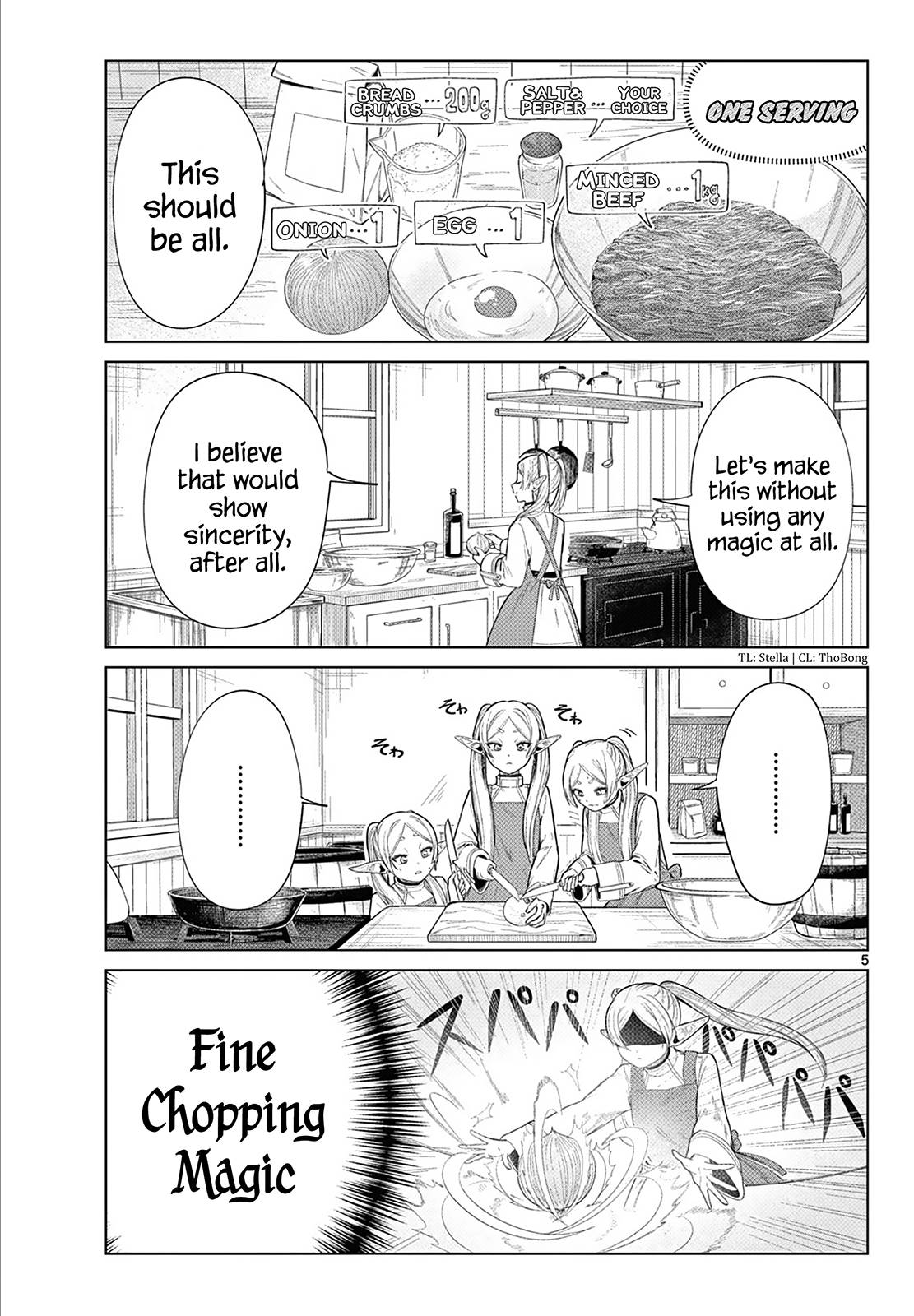Sousou no Frieren Chapter 110.1 page 6 - Chapter 110.1: Frieren at the Kitchen