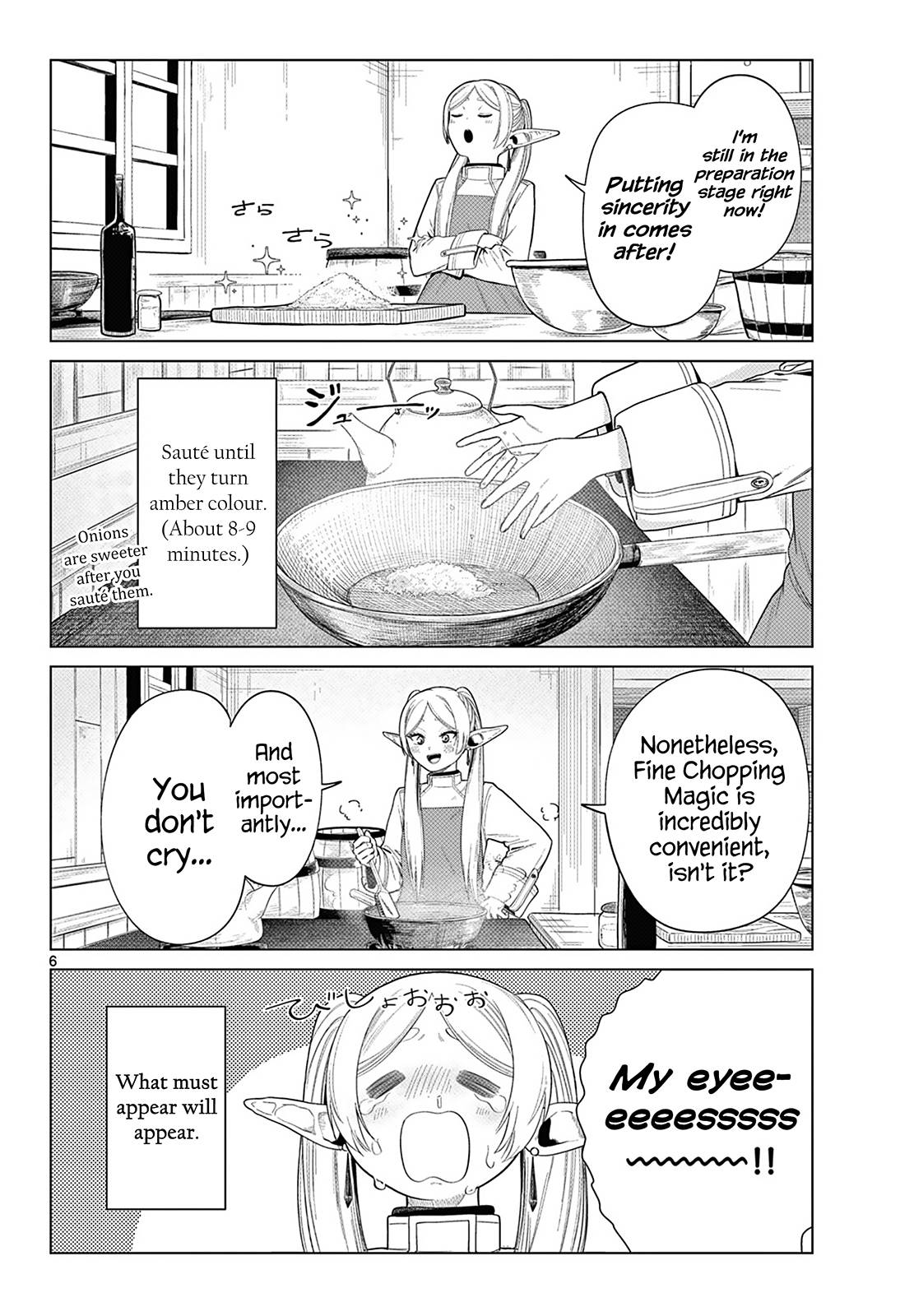 Sousou no Frieren Chapter 110.1 page 7 - Chapter 110.1: Frieren at the Kitchen