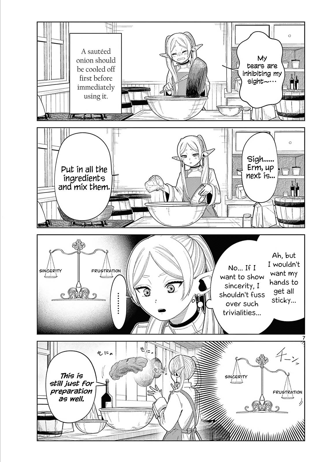 Sousou no Frieren Chapter 110.1 page 8 - Chapter 110.1: Frieren at the Kitchen