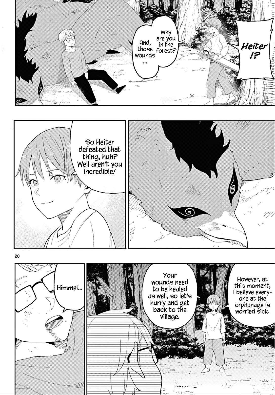 Sousou no Frieren Chapter 110.2 page 20 - Chapter 110.2: The Adventures of the Hero Himmel