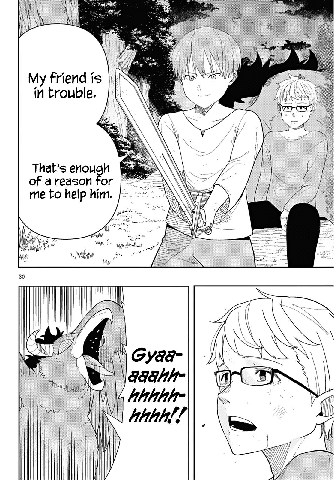 Sousou no Frieren Chapter 110.2 page 30 - Chapter 110.2: The Adventures of the Hero Himmel