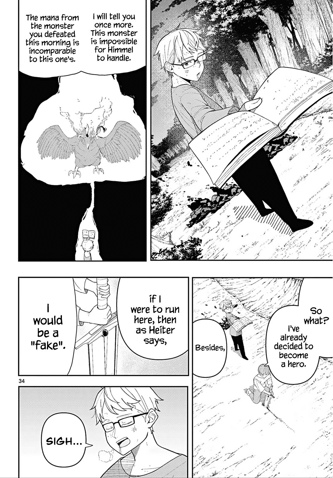 Sousou no Frieren Chapter 110.2 page 34 - Chapter 110.2: The Adventures of the Hero Himmel