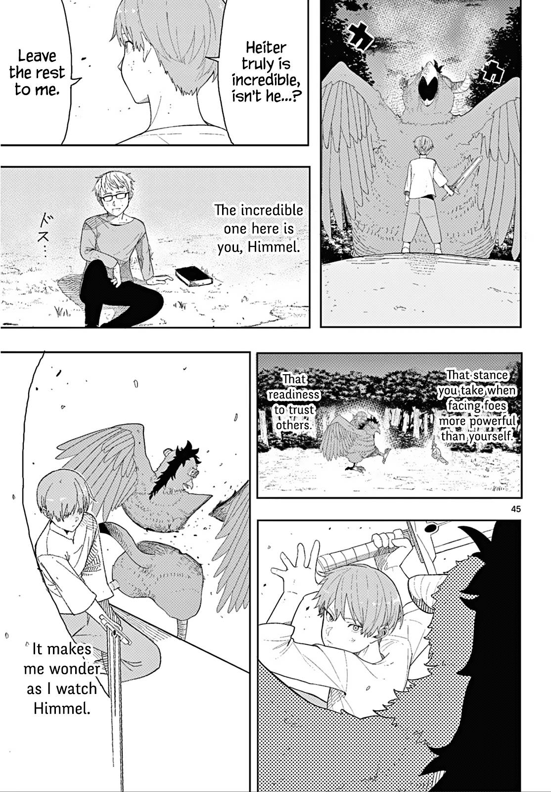 Sousou no Frieren Chapter 110.2 page 45 - Chapter 110.2: The Adventures of the Hero Himmel