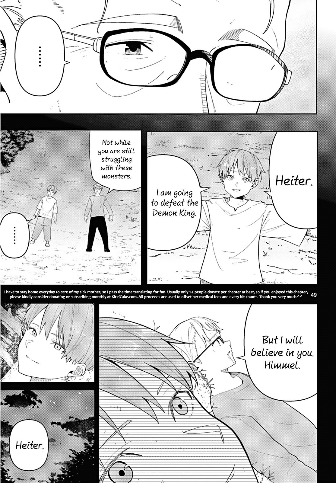 Sousou no Frieren Chapter 110.2 page 48 - Chapter 110.2: The Adventures of the Hero Himmel