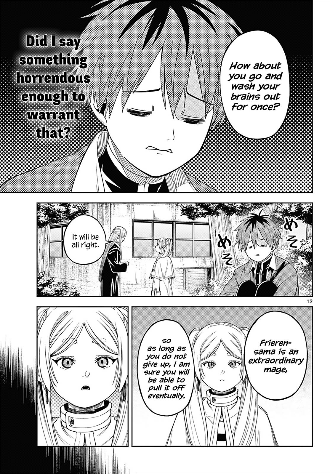 Sousou no Frieren Chapter 110.3 page 12 - Chapter 110.3: Frieren Wants to Learn About the Humans