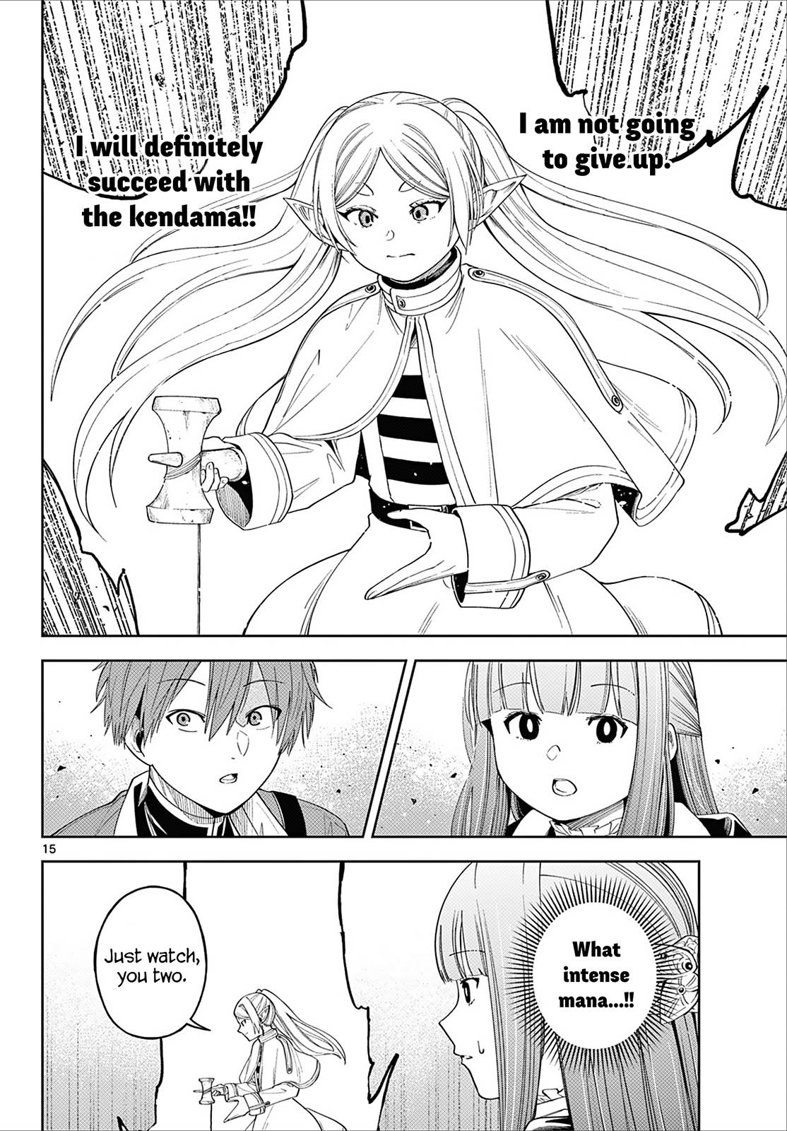 Sousou no Frieren Chapter 110.3 page 15 - Chapter 110.3: Frieren Wants to Learn About the Humans