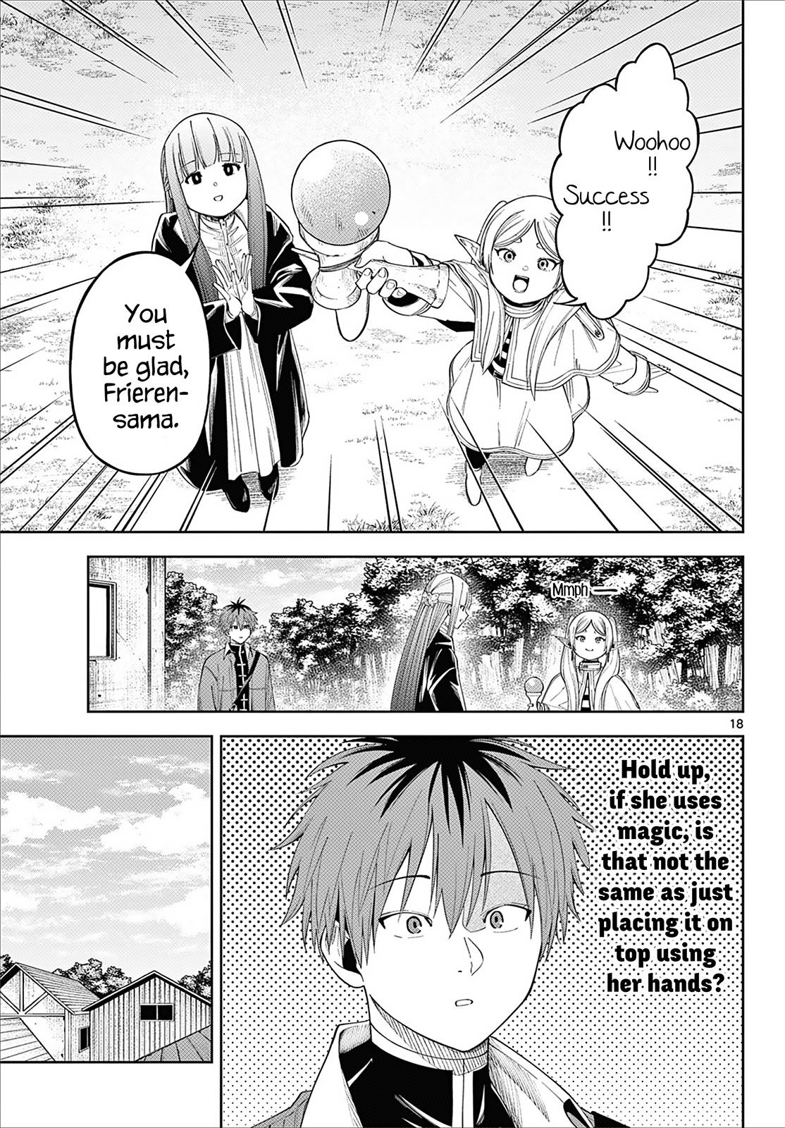 Sousou no Frieren Chapter 110.3 page 18 - Chapter 110.3: Frieren Wants to Learn About the Humans