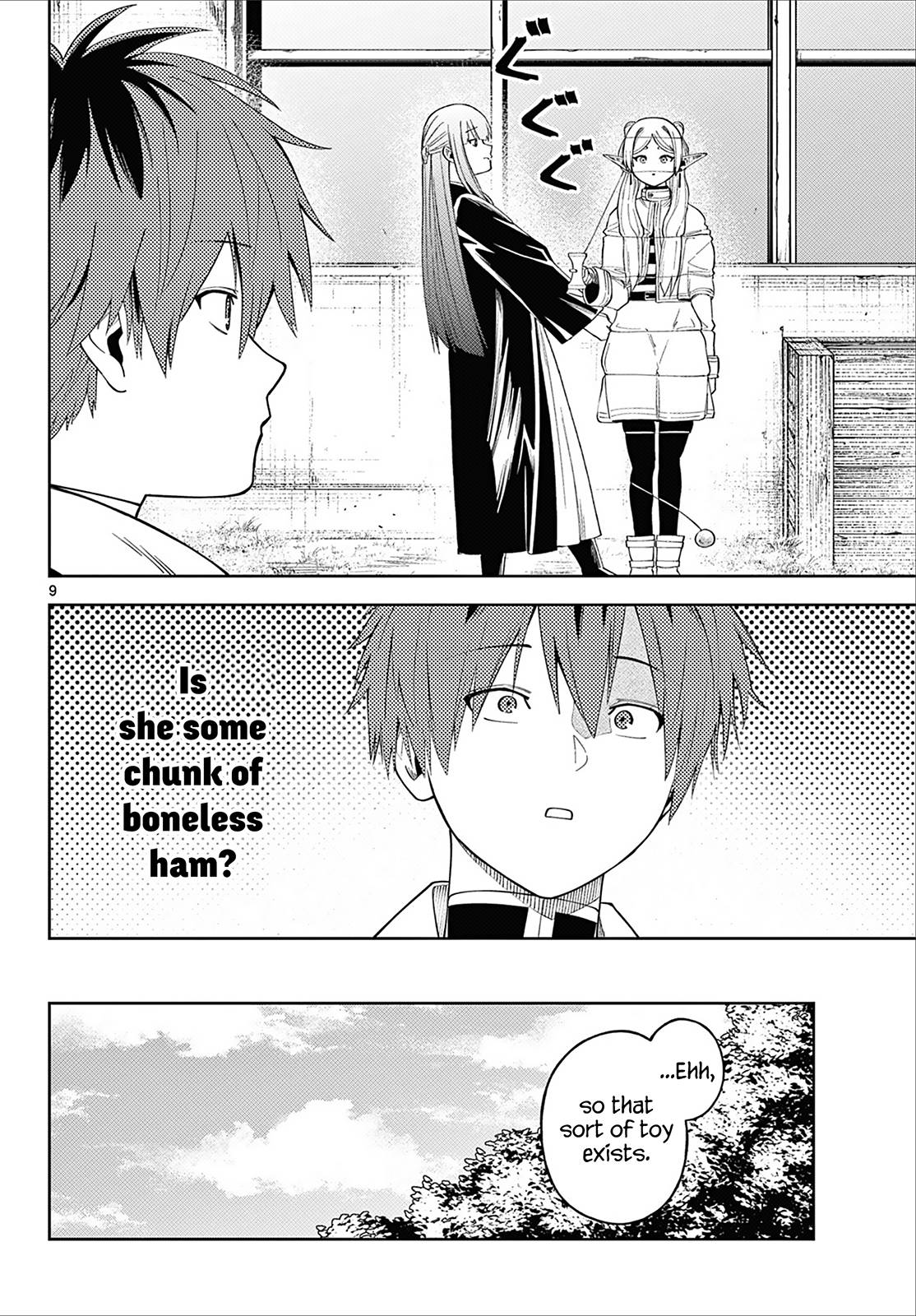 Sousou no Frieren Chapter 110.3 page 9 - Chapter 110.3: Frieren Wants to Learn About the Humans
