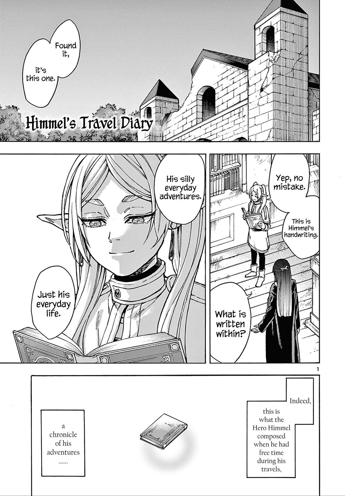 Sousou no Frieren Chapter 110.4 page 2 - Chapter 110.4: Himmel's Travel Diary