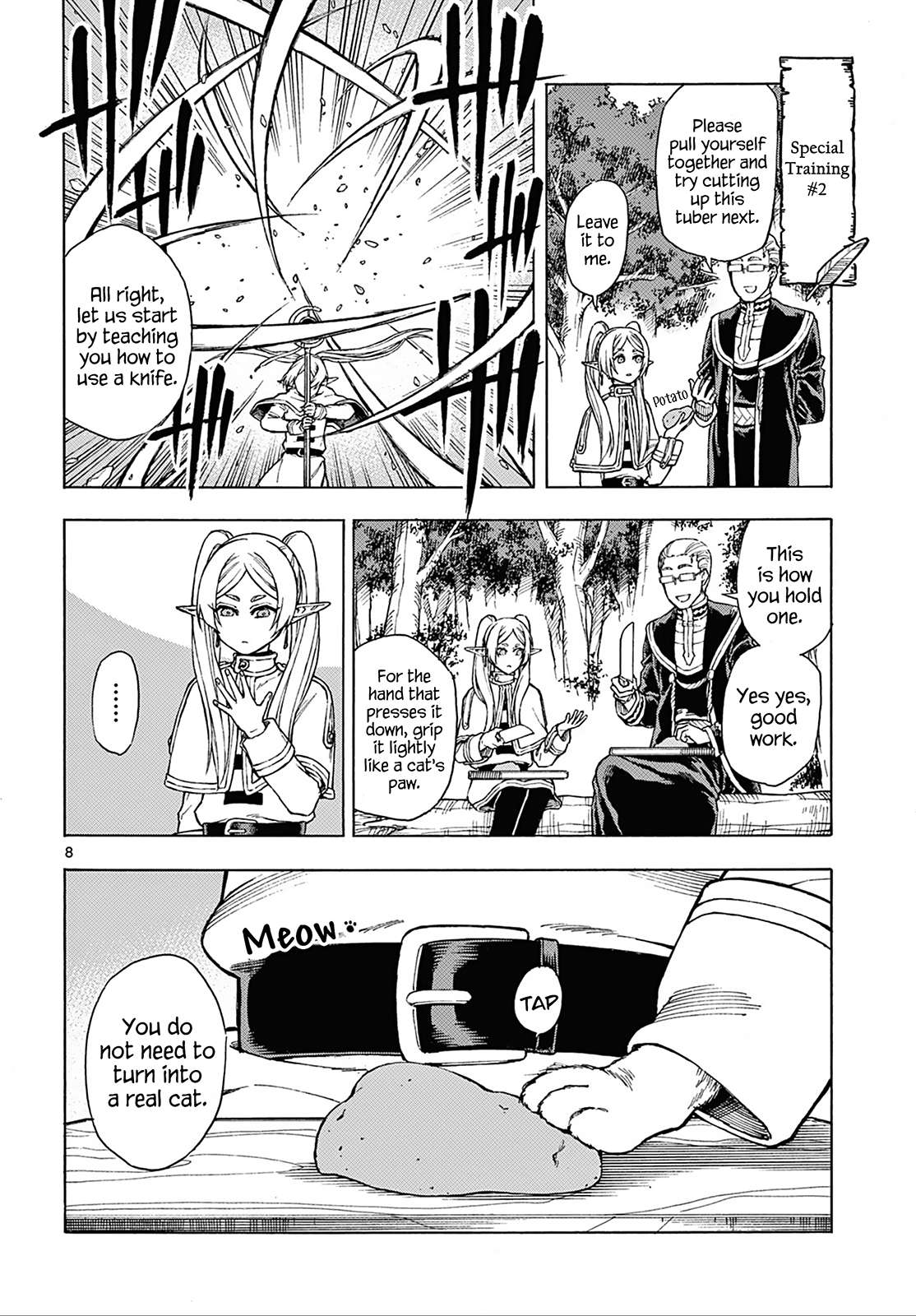 Sousou no Frieren Chapter 110.4 page 9 - Chapter 110.4: Himmel's Travel Diary