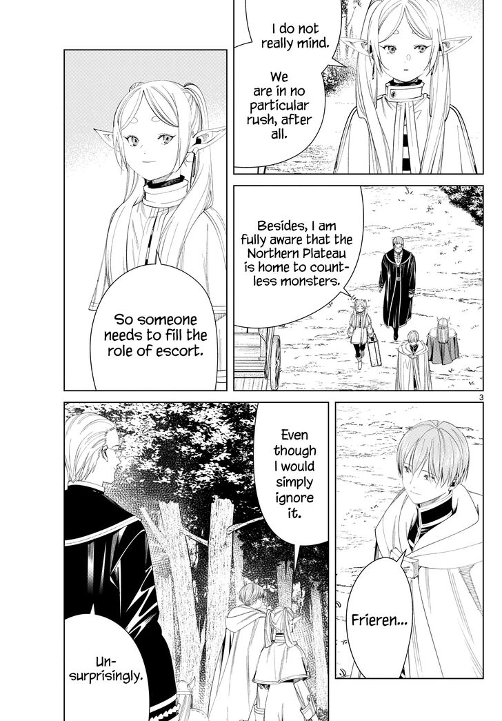 Sousou no Frieren Chapter 111 page 3 - Chapter 111: Escort Mission