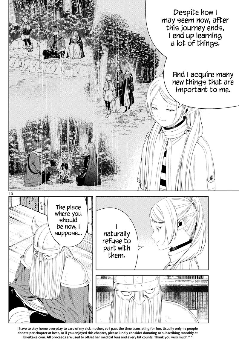 Sousou no Frieren Chapter 116 page 10 - Chapter 116: Spell to Return
