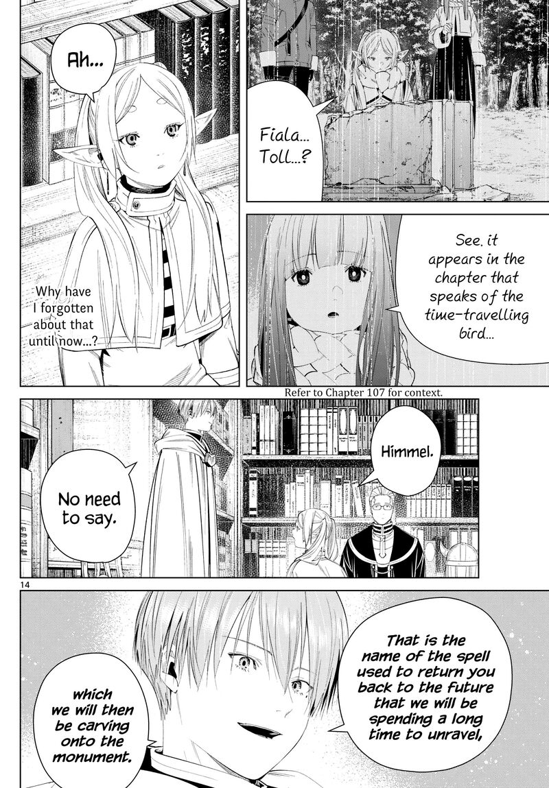 Sousou no Frieren Chapter 116 page 14 - Chapter 116: Spell to Return