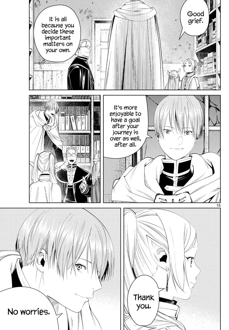 Sousou no Frieren Chapter 116 page 15 - Chapter 116: Spell to Return