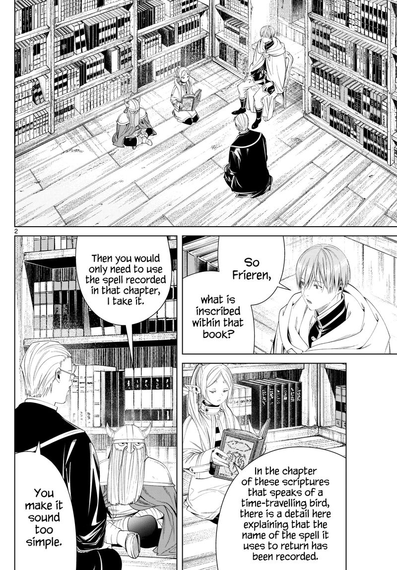 Sousou no Frieren Chapter 116 page 2 - Chapter 116: Spell to Return