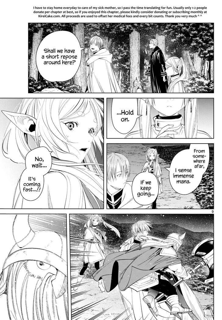 Sousou no Frieren Chapter 117 page 9 - Chapter 117: Miraculous Illusion