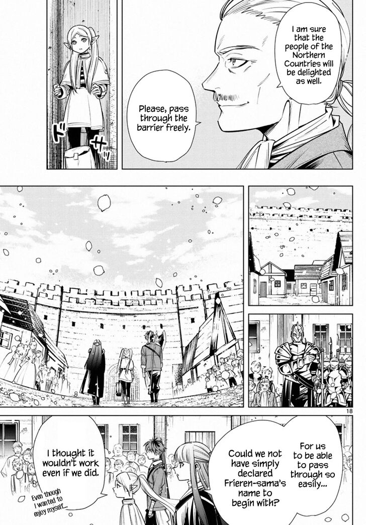 Sousou no Frieren Chapter 12 page 18 - Chapter 12: The Northern Checkpoint
