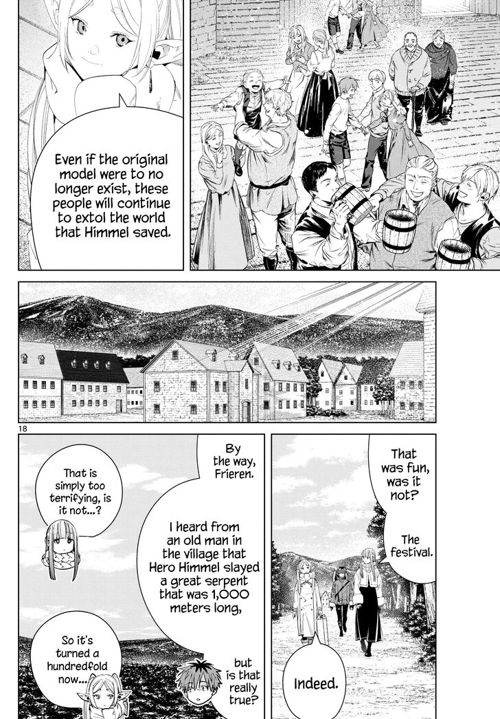 Sousou no Frieren Chapter 120 page 18 - Chapter 120: False Image of a Hero