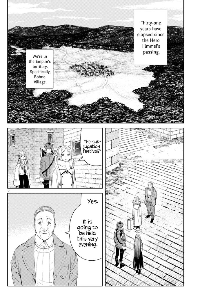 Sousou no Frieren Chapter 120 page 2 - Chapter 120: False Image of a Hero