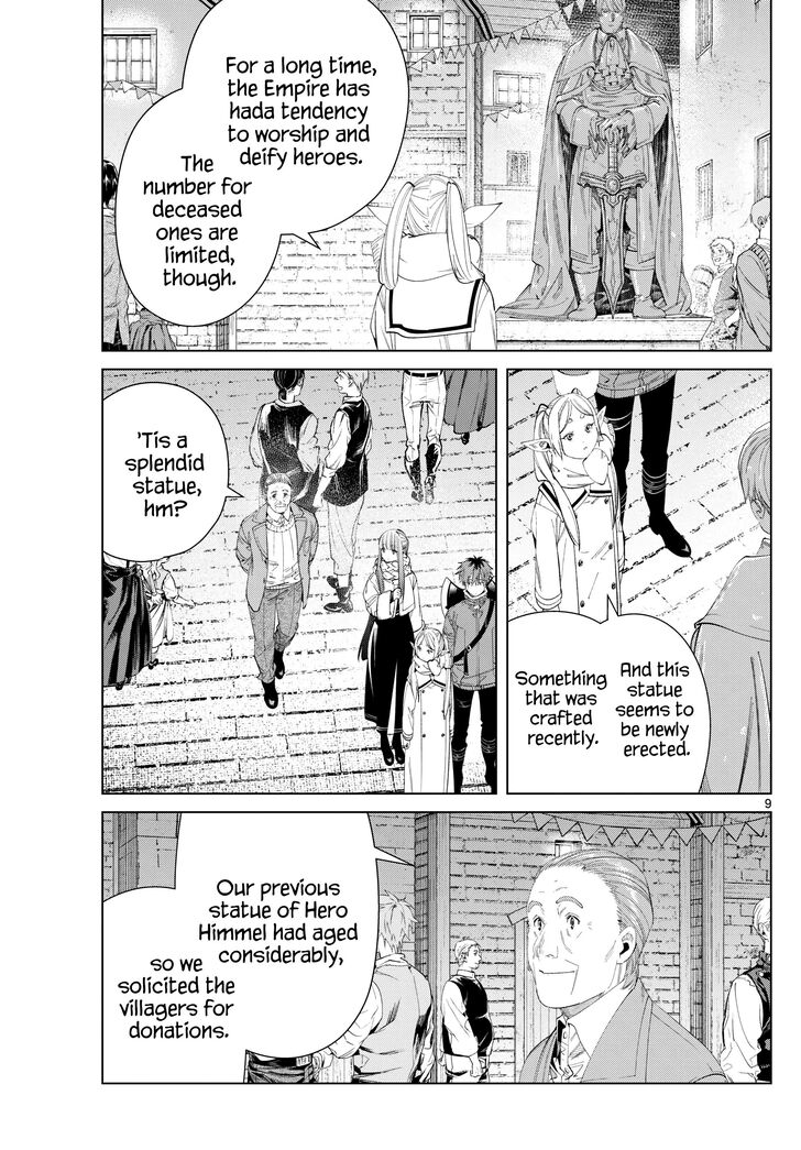Sousou no Frieren Chapter 120 page 9 - Chapter 120: False Image of a Hero