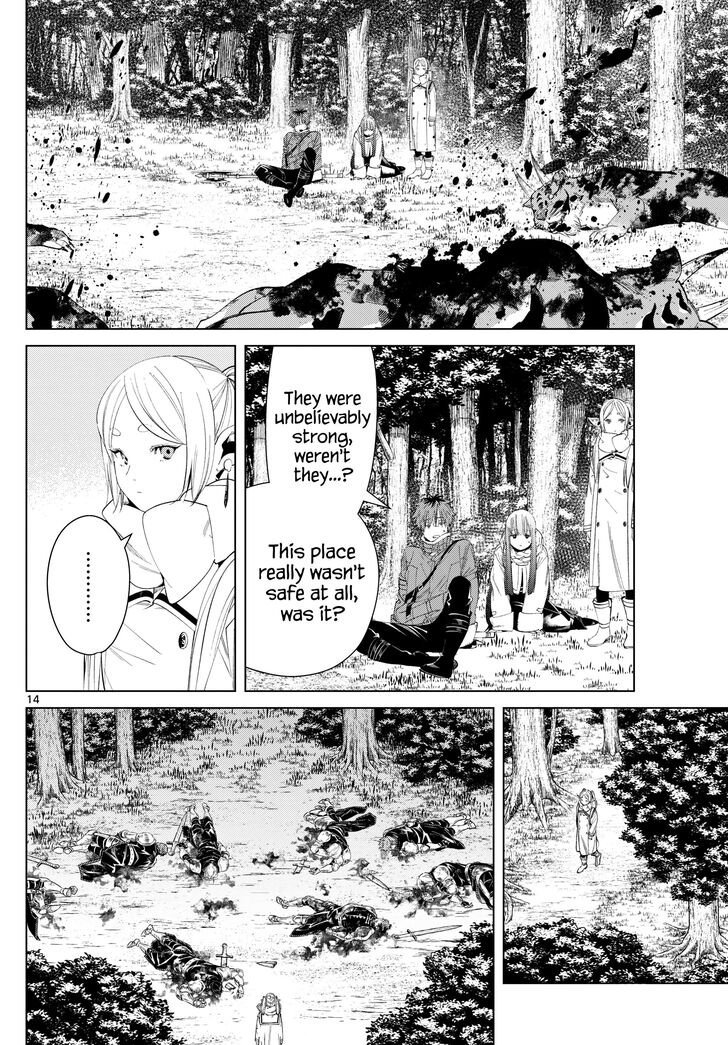 Sousou no Frieren Chapter 121 page 14 - Chapter 121: Monsters on the Road