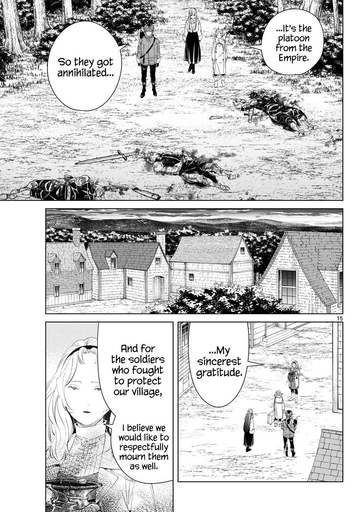 Sousou no Frieren Chapter 121 page 15 - Chapter 121: Monsters on the Road
