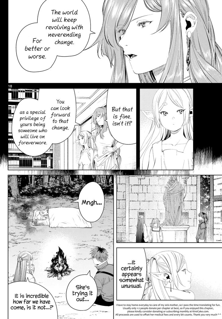Sousou no Frieren Chapter 121 page 18 - Chapter 121: Monsters on the Road