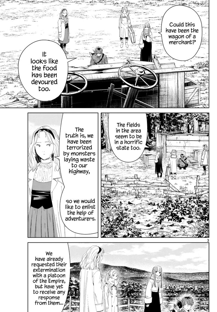 Sousou no Frieren Chapter 121 page 3 - Chapter 121: Monsters on the Road