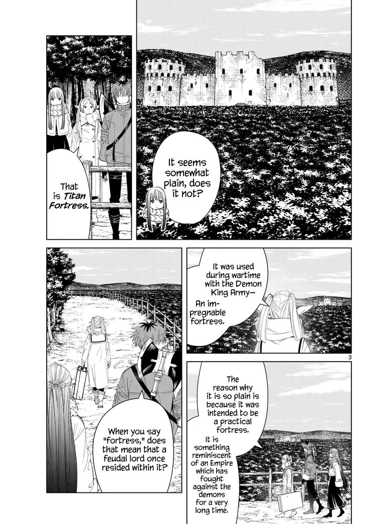 Sousou no Frieren Chapter 122 page 3 - Chapter 122: The Titan Fortress Ruins