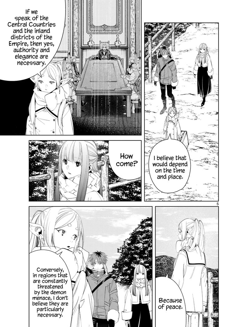Sousou no Frieren Chapter 122 page 5 - Chapter 122: The Titan Fortress Ruins