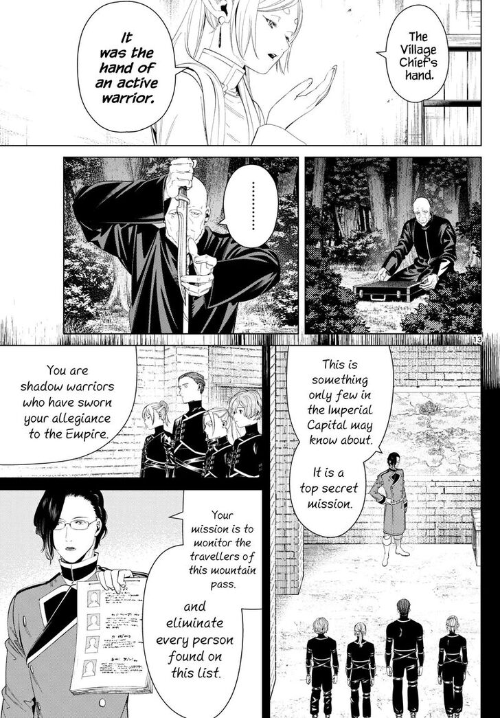 Sousou no Frieren Chapter 124 page 13 - Chapter 124: Shadow Warrior
