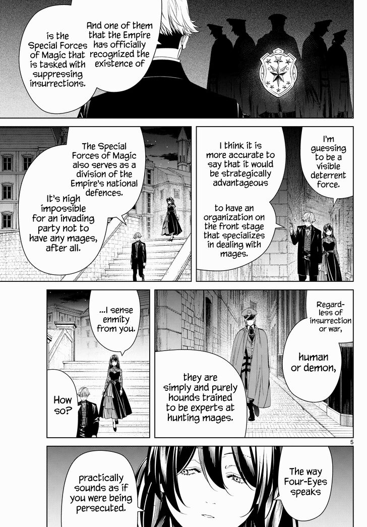 Sousou no Frieren Chapter 128 page 5 - Chapter 128: Magic Special Forces