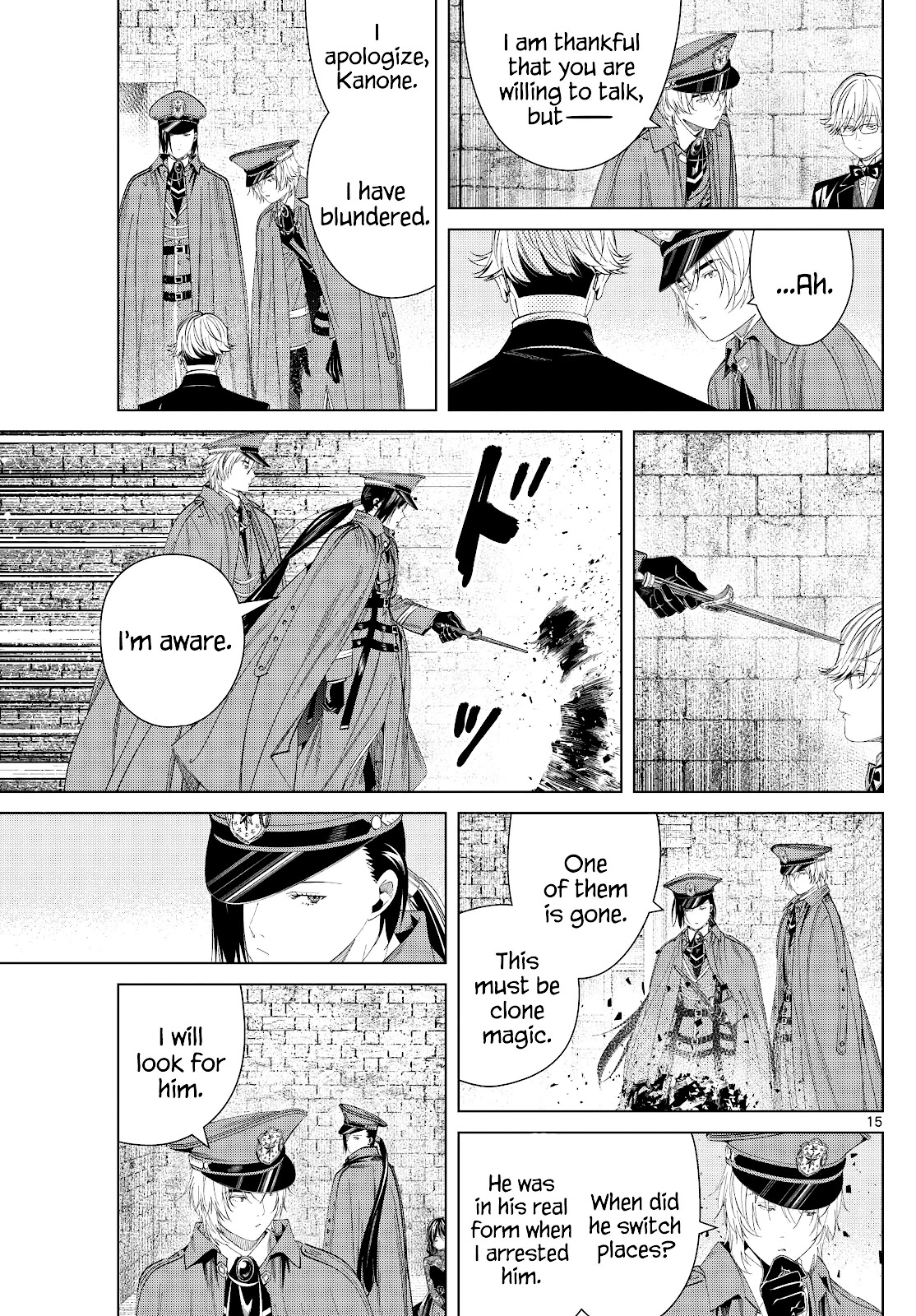Sousou no Frieren Chapter 131 page 15 - Chapter 131: Escape