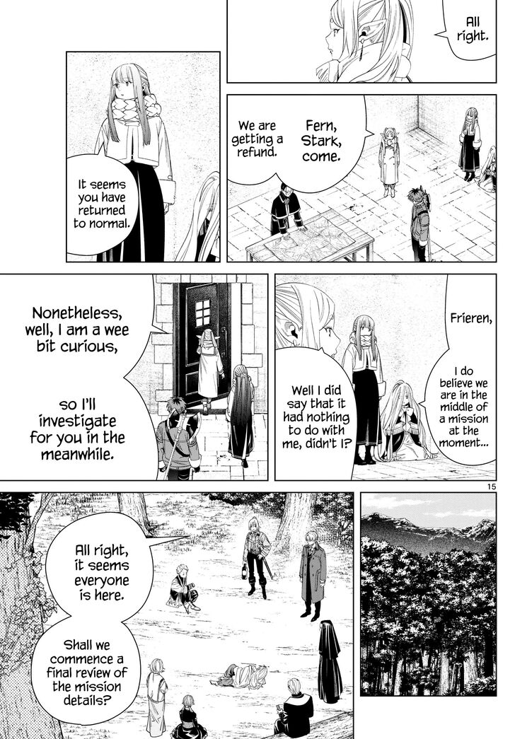 Sousou no Frieren Chapter 132 page 15 - Chapter 132: Chase