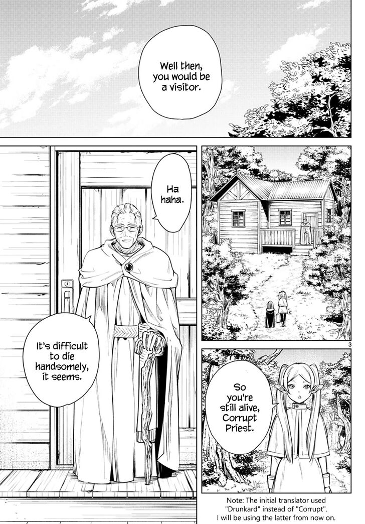 Sousou no Frieren Chapter 2 page 3 - Chapter 2: The Priest's Lie