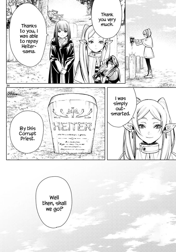 Sousou no Frieren Chapter 2 page 34 - Chapter 2: The Priest's Lie