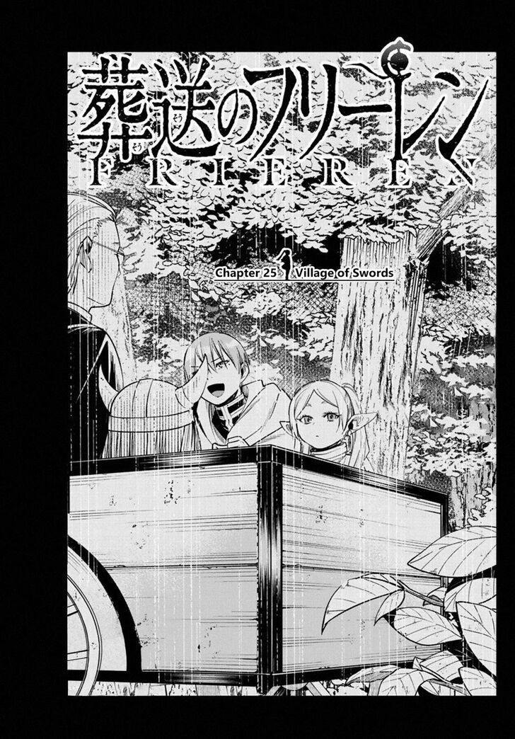 Sousou no Frieren Chapter 25 page 1 - Chapter 25: The Village of the Sword