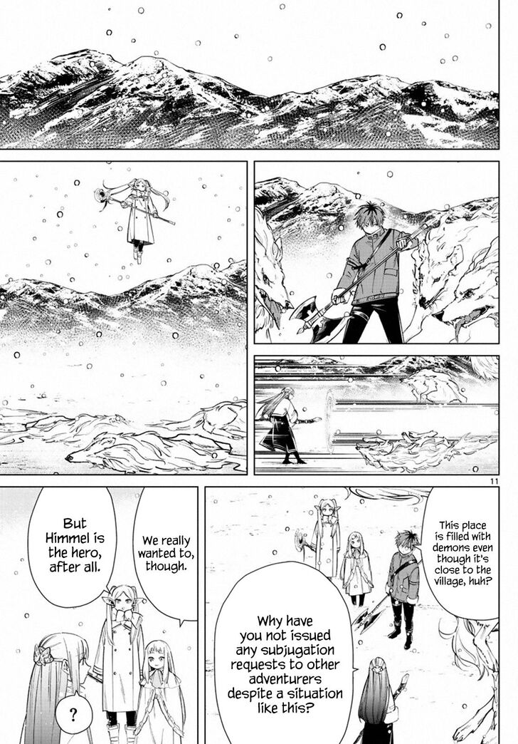 Sousou no Frieren Chapter 25 page 11 - Chapter 25: The Village of the Sword
