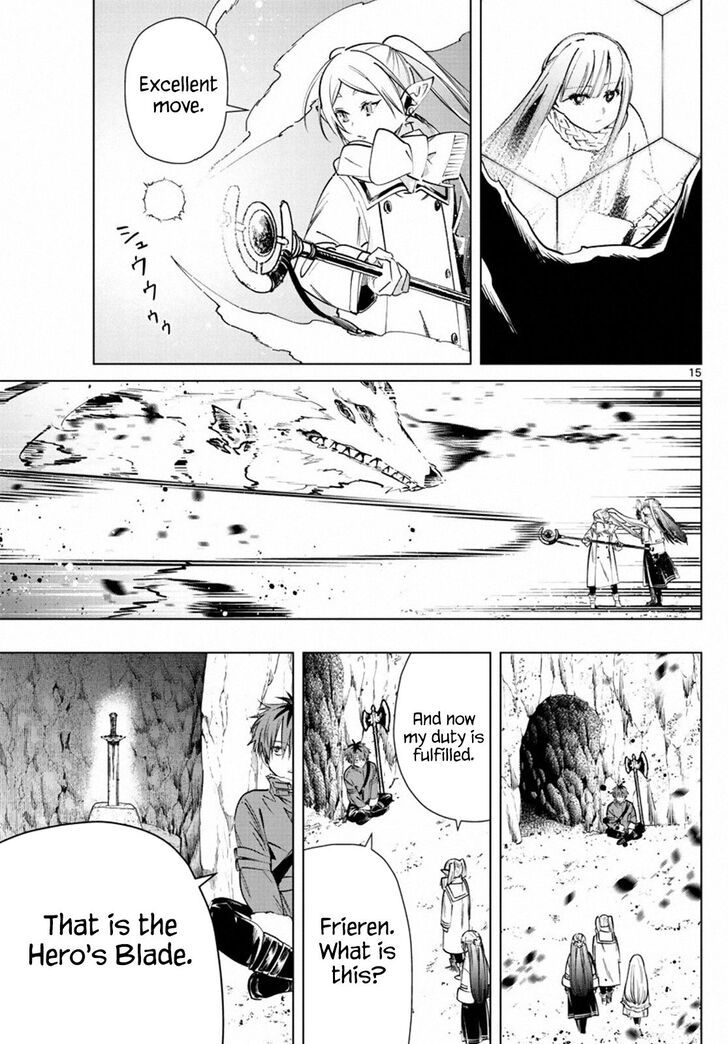 Sousou no Frieren Chapter 25 page 15 - Chapter 25: The Village of the Sword