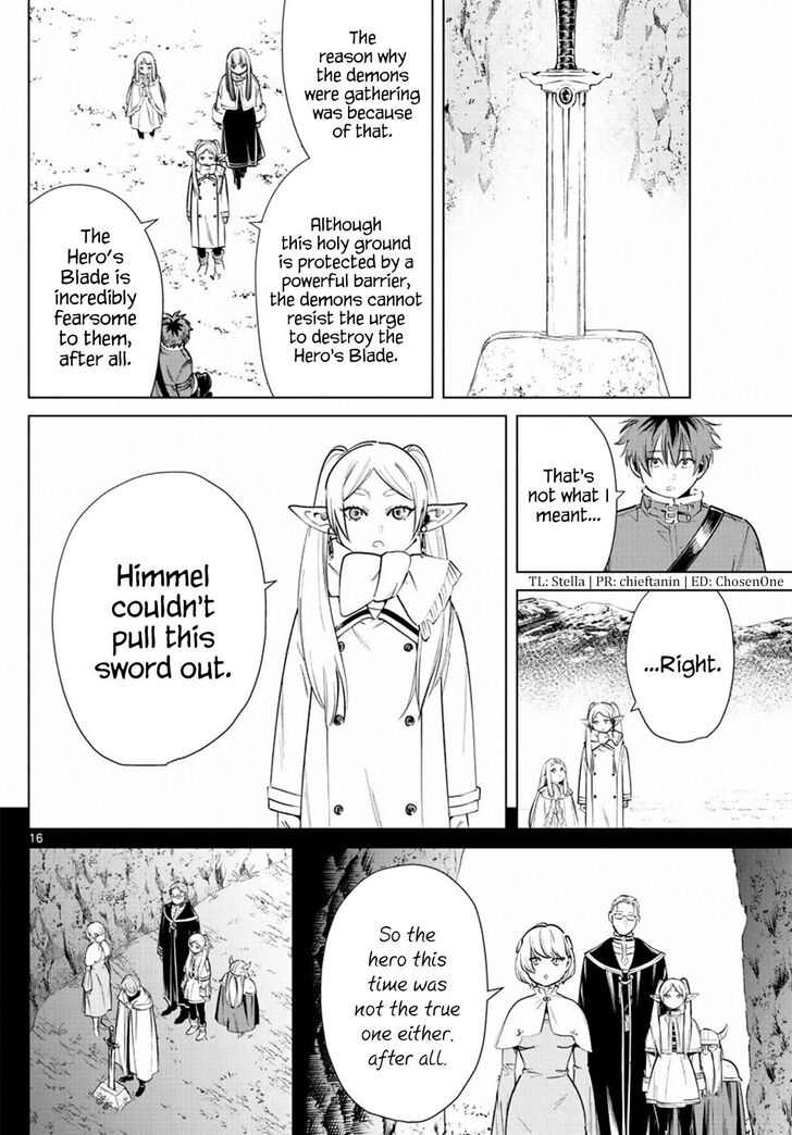 Sousou no Frieren Chapter 25 page 16 - Chapter 25: The Village of the Sword
