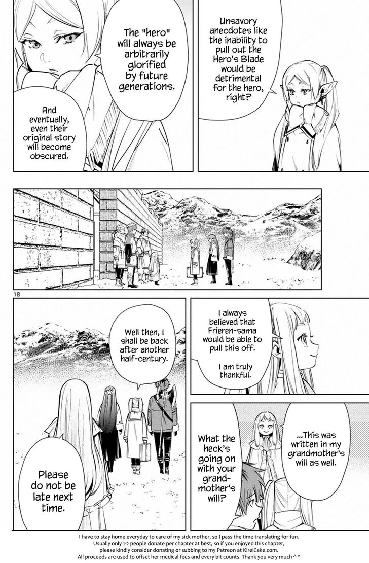 Sousou no Frieren Chapter 25 page 18 - Chapter 25: The Village of the Sword