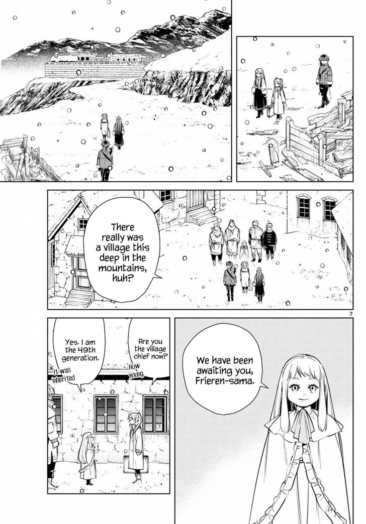 Sousou no Frieren Chapter 25 page 7 - Chapter 25: The Village of the Sword